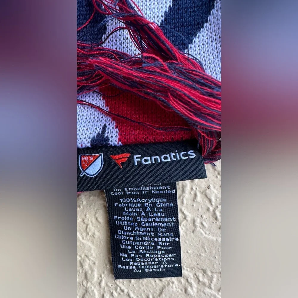 Orlando City SC Red Black Fanatics Scarf in VGC